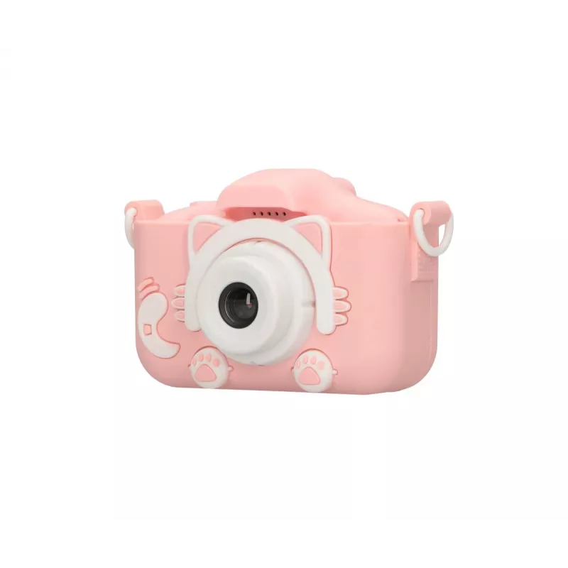 Vaikiška skaitmeninė fotokamera Extralink H27 SINGLE PINK Rožinė Balta 3 metai