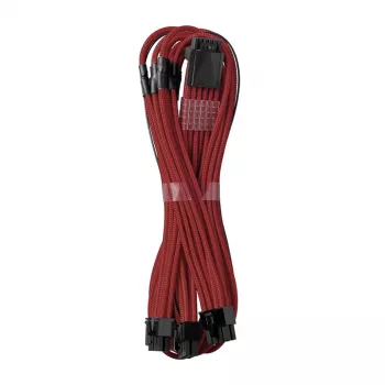 CableMod C-Series PRO ModMesh 12VHPWR į 3x PCI-e laidas, skirtas Corsair - 60cm, tamsiai raudonas