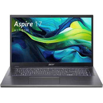 Nešiojamas kompiuteris Acer Aspire 17 A17-51M 17,3 colių Intel Core i7-13620H 16GB RAM 512GB SSD UHD Graphics Win 11 Home