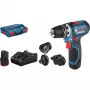 Bosch GSR 12V-15 FC Professional 1300 RPM Bepakelis 600 g Juoda, Mėlyna