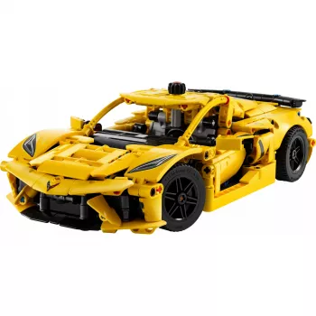 LEGO Technic Corvette Stingray 42205 2-in-1 kabrioletas ir kupė modelis, 732 detalės, 80×270×140 mm