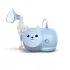 Inhaliatorius Omron Nami Cat NE-C303K-KDE – kompresorinis purkštuvas, 0,35 ml/min, vaikams ir suaugusiems, mėlynas, W235×D148×H157 mm
