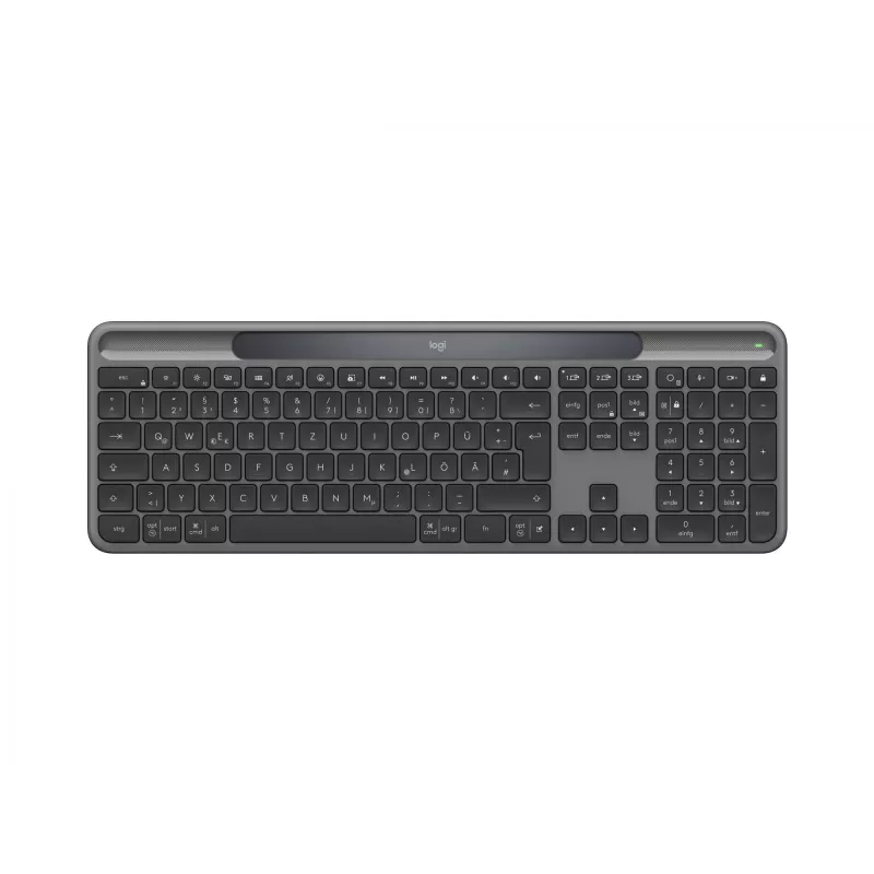 Logitech 920-013773 belaidė klaviatūra RF Wireless / Bluetooth, QWERTZ vokiškas išdėstymas, grafito spalva