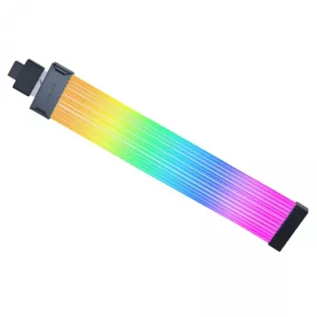 GPU kabelis Lian Li Strimer Wireless 12V 2x6-pin PW16-121W – belaidis RGB PCIe maitinimo ilgintuvas