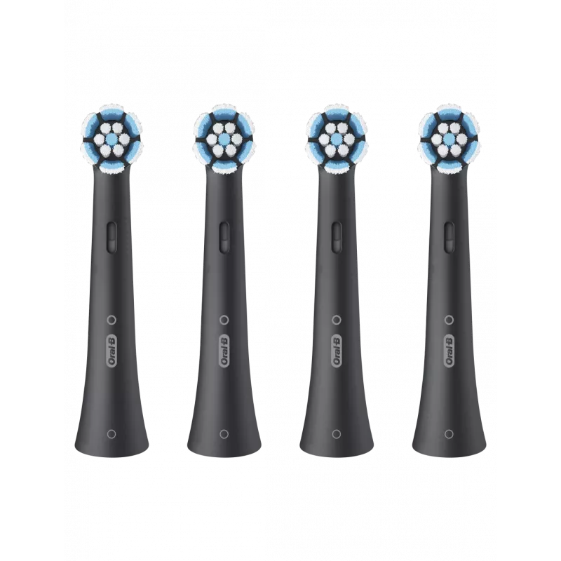 Oral-B iO Gentle Care keičiamosios šepetėlio galvutės, juodos, 4 vnt.