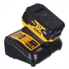Belaidžių įrankių rinkinys DeWALT DCK2080P2T-QW – 18V Li-Ion 5Ah (2x), DCG405 šlifuoklis, gręžtuvas/suktuvas, M14 šlifavimo diskas, laikymo dėžė