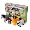 Malblo Magnetic Farm Animals Set magnetinis ūkio gyvūnų rinkinys
