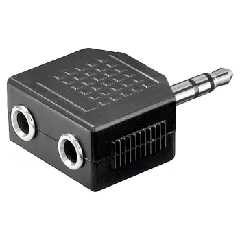 Goobay adapteris ausinėms AUX; 3,5 mm lizdas 1 į 2