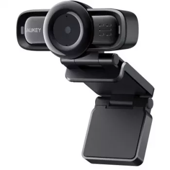 Aukey PC-LM3 Stream Series automatinio fokusavimo Full HD internetinė kamera su 1/3 CMOS jutikliu juoda
