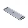 KVM jungiklis Unitek D1106AGY01 USB-C triguba 4K dokų stotelė su KVM, 3x USB-A, 5x USB-C, HDMI×2, DP×1, RJ-45, SD skaitytuvas, 3840×2160@60Hz, aliuminis