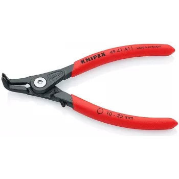 Knipex 49 41 A11 Seegeringzange, tinka išoriniams žiedams 10-25 mm, antgalio forma 90° kampu