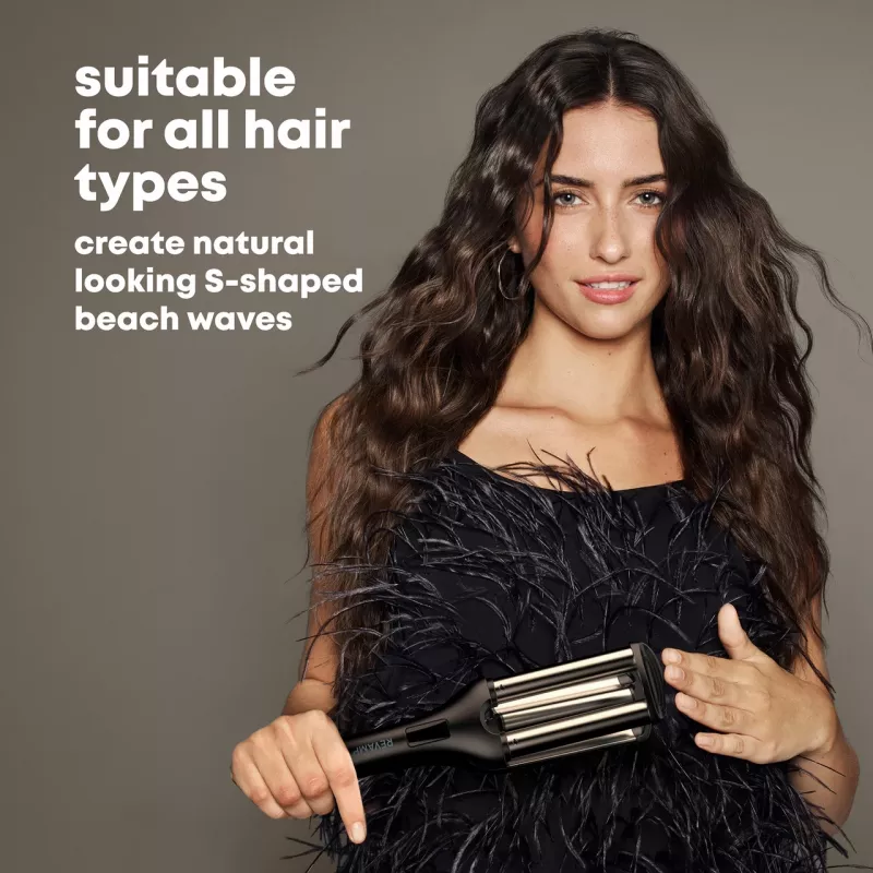 Plaukų garbanojimo ir tiesinimo prietaisas Revamp Wave Define Styler WV-1750-EU 2-in-1