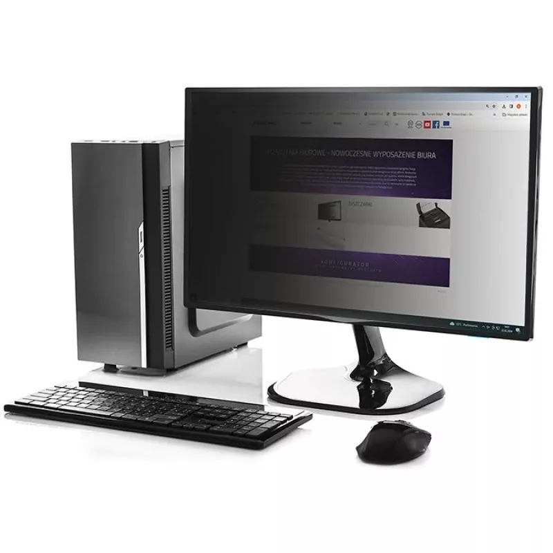Privatumo filtras QOLTEC 51059 23,8 col. (60,5 cm) monitoriui, 527 x 296,9 mm, permatomas