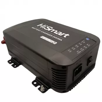 Automatinis švino rūgšties /  LiFePO4 akumuliatoriaus įkroviklis, 24V 20A