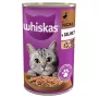 Šlapias kačių ėdalas Whiskas Antis 400 g skardinė suaugusioms katėms, baltymai 8%, riebalai 3,5%