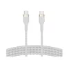 Belkin BOOST↑CHARGE PRO Flex USB-C laidas 1 m USB 2.0 USB-C baltas (CAB011BT1MWH)