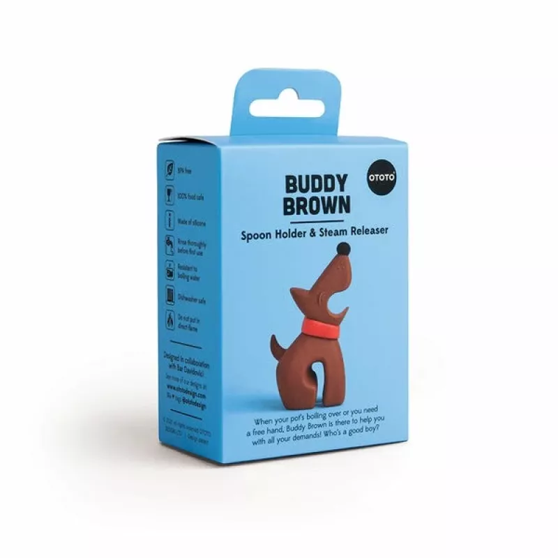 Ototo Buddy šaukštų laikiklis su garų anga, smėlio atspalvio