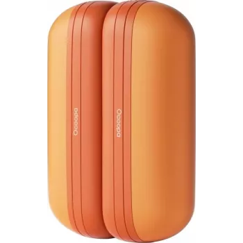 Nešiojamas rankų šildytuvas Ocoopa UT2s Mini, 5200 mAh (2×2600 mAh), aliuminis, oranžinis