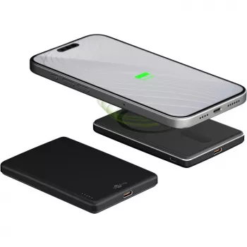 Goobay Magnetic Wireless Power Bank 70182 5000 mAh USB-C Juoda
