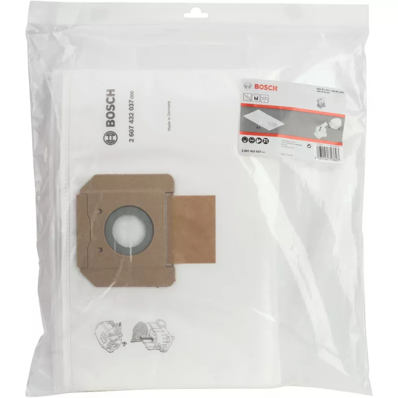 Bosch 2 607 432 037 dulkių filtro maišeliai (5 vnt.)