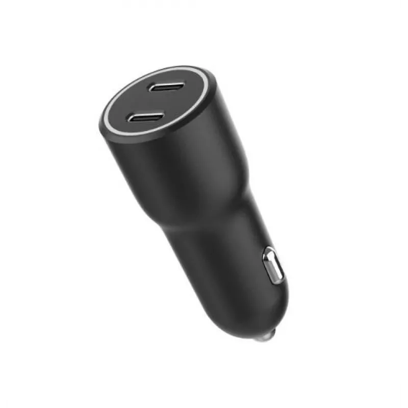 Gembird TA-UC-C2PD40-CAR-01 automobilinis maitinimo adapteris, juodas