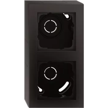 Gira AP-Enclosure 2f Frame black m 106209