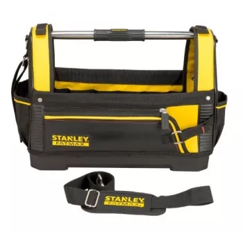 Dėžė įrankiams STANLEY 1-93-951, plastikinė, su vyriais ir rankenomis, 480×250×330 mm, juoda