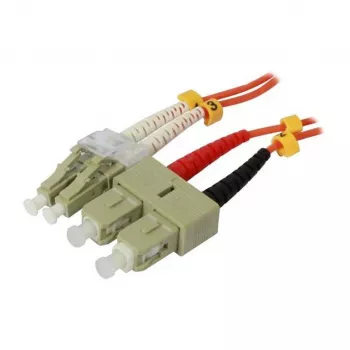 Synergy 21 S216729 Šviesolaidinis kabelis 1 m LSZH OM2 2x LC 2x SC Oranžinis (S216729)