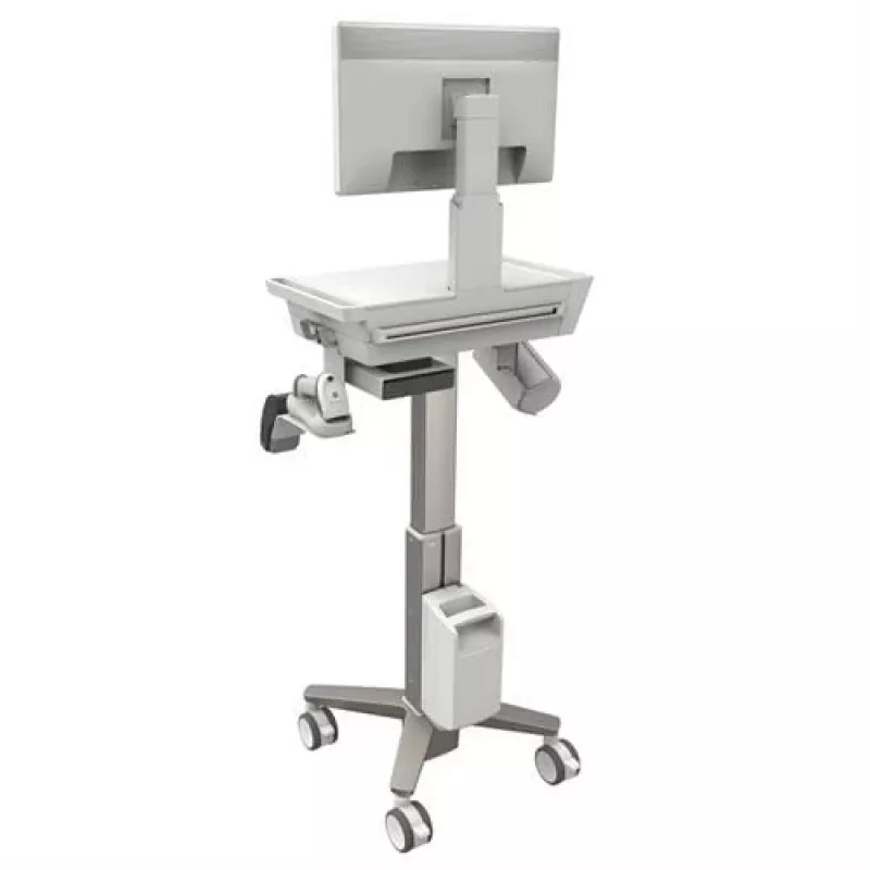 Multimedijos vežimėlis Ergotron CareFit Slim 2.0 pilkai baltas, aliuminis, plastikas, plienas