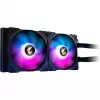 GIGABYTE AORUS WATERFORCE X 280 procesoriaus skystinis aušintuvas, 280 mm, juodas