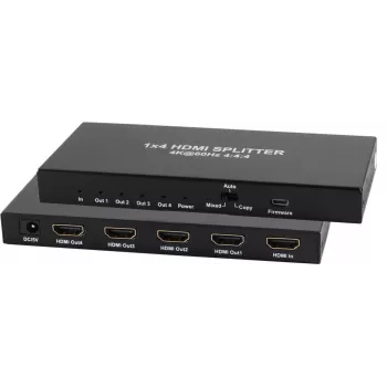 HDMI skirstytuvas ShiverPeaks SP05-10002 1x4 4K 60Hz