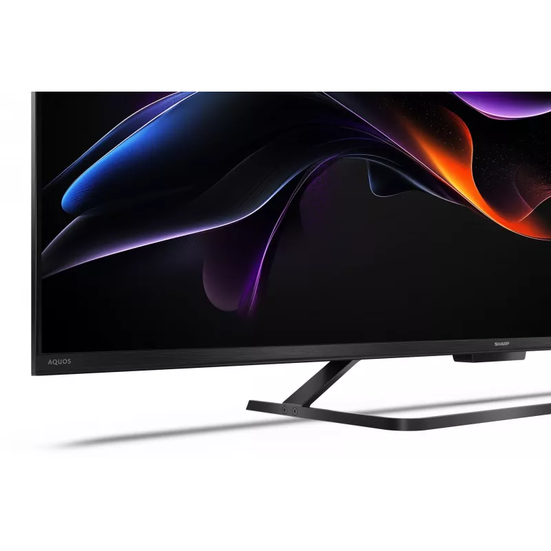 Sharp 55HR7265E 55 colių 4K UHD LED išmanusis televizorius su Google TV, juodos spalvos, energijos klasė F