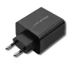 Maitinimo adapteris QOLTEC 51717 45W 20V 3A AC vidinis įkroviklis išmaniesiems laikrodžiams, juodas