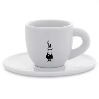 Bialetti Moka puodelis Istituzionale Baltas, porcelianas