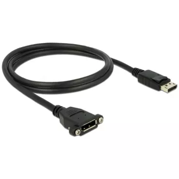 DisplayPort kabelis DeLOCK 85114 1 m M-F juodas
