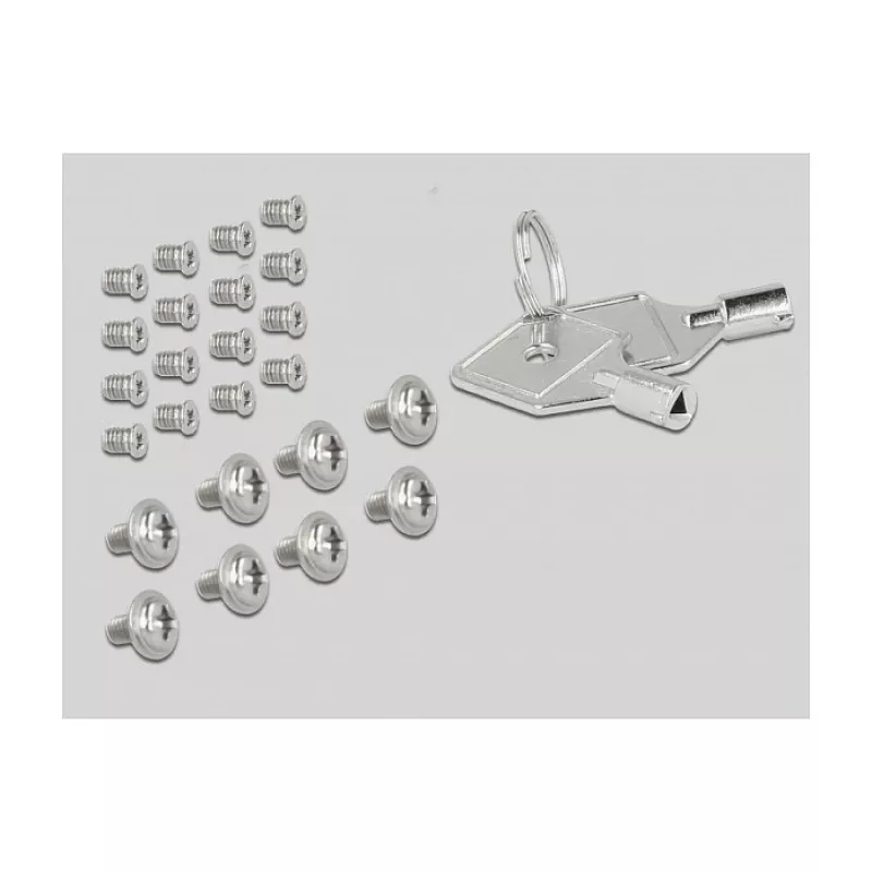 Mobili lentyna Delock 47233 4x 2,5 inch SATA/SAS juoda