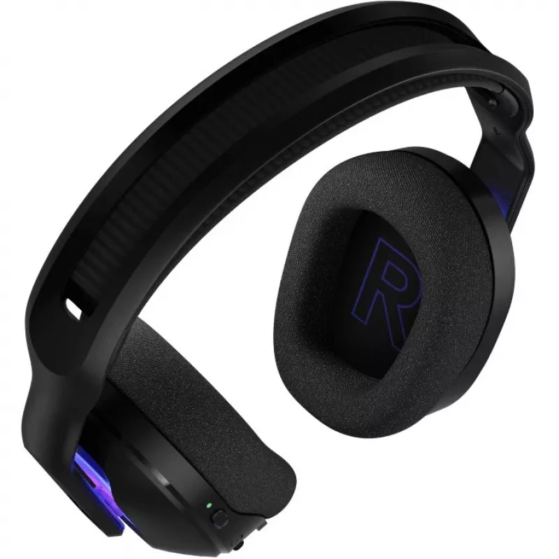 Logitech G G522 LIGHTSPEED belaidės ausinės žaidimams su LIGHTSYNC RGB apšvietimu, mikrofonu ir pažangia sinchronizuota audio technologija, triguba jungtis