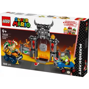 LEGO 72039 Super Mario Bowserio tvirtovė su Mario Kart – interaktyvus konstravimo rinkinys
