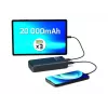 Nešiojamas maitinimo blokas Port Designs 907002 20000 mAh Greitas įkrovimas