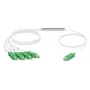 Ubiquiti UF-SPLITTER-4, 1:4 skirstytuvas, SC/APC, G.657A1, 0,9 mm, 1,5 m