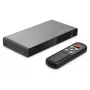 Digitus 4K HDMI jungiklis 3x1 metalinis juodas 18 Gbit/s