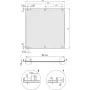Schroff U-FRONTPL.EMC 2U 28HP W.PIN (20848206) priekinis skydelis su EMC sandarinimu