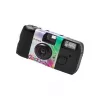 Vienkartinis fotoaparatas su blykste Fujifilm Quicksnap Flash — 135 mm (32 mm židinys), 1/100 s užraktas, įmontuota blykstė, Juoda