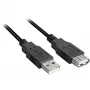 USB laidas Sharkoon USB 2.0 0.5m juodas