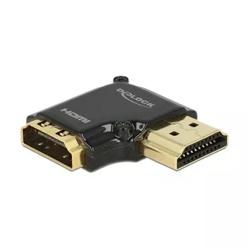 HDMI-A (mot.) / HDMI-A (mot.) adapter 90° į dešinę DeLOCK 65661