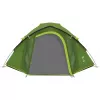 Coleman Dome Tent Darwin 4 Plus Blackout palapinė – 4 vietų tunelinė palapinė su prieangiu, tamsiai žalia/šviesiai žalia
