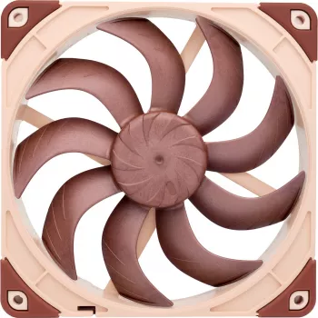 Ventiliatorius Noctua NF-A14x25 G2 PWM 140 mm 1500 RPM SSO2 guolis 4 kontaktų PWM Smėlio spalvos