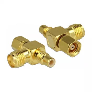 DeLOCK 89629 SMC adapteris, žalvarinis, auksinis