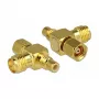 DeLOCK 89629 SMC adapteris, žalvarinis, auksinis
