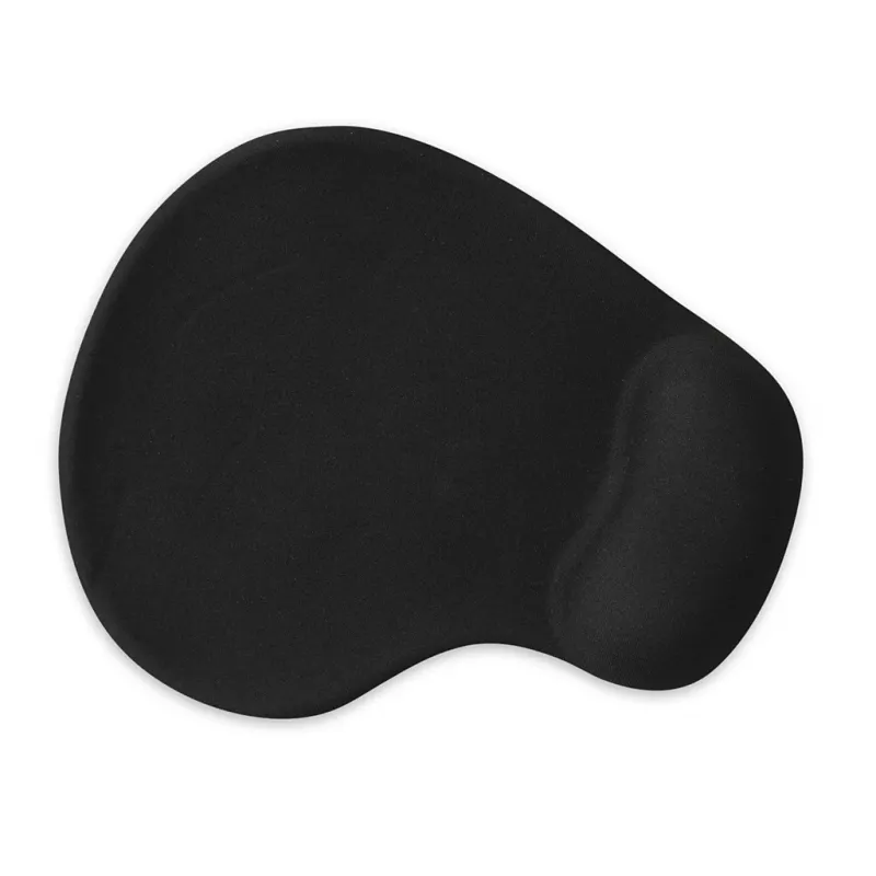 Pelės kilimėlis su riešo atrama iBOX IMP003, juodas, 190×230 mm